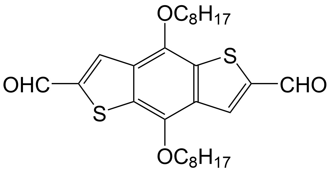2,6-dicarbaldehyde-4,8-dioctyloxybenzo[1,2-b:3,4-b’]dithiophene/1668554-22-0